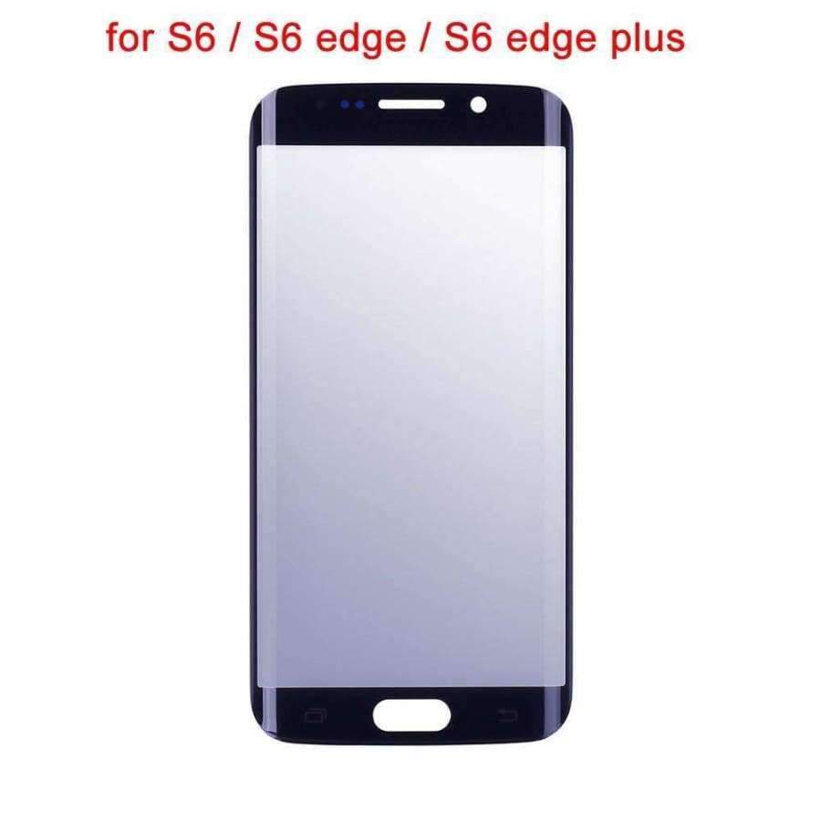 Planet Gates for s6 edge blue 5Pcs Original LCD Touch Screen panel for Samsung  S6 G920F S6 edge G925F  S6 edge plus G928F Front Outer Glass Lens replacement