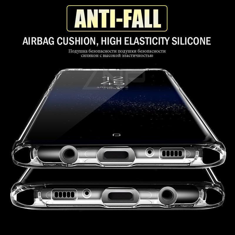 Planet Gates For S7 ZNP Luxury Anti-knock Silicone Case For Samsung S8 S9 Plus Transparent Back Cover Case For Samsung S7 Edge Note 8 9 Phone Case