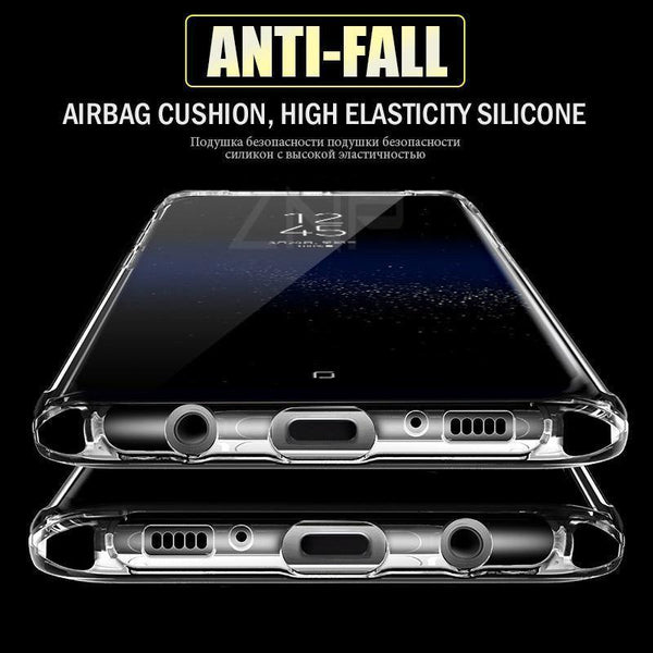 Planet Gates For S7 ZNP Luxury Anti-knock Silicone Case For Samsung S8 S9 Plus Transparent Back Cover Case For Samsung S7 Edge Note 8 9 Phone Case