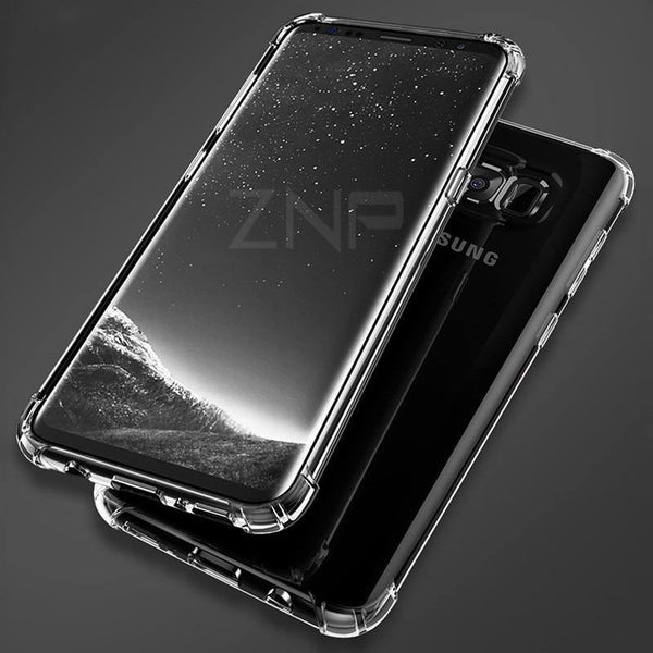 Planet Gates For S7 ZNP Luxury Anti-knock Silicone Case For Samsung S8 S9 Plus Transparent Back Cover Case For Samsung S7 Edge Note 8 9 Phone Case