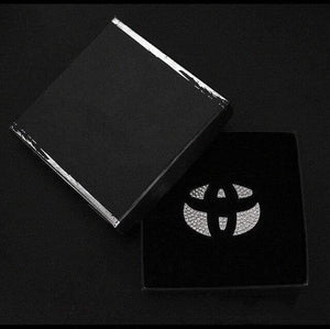 Planet Gates For Toyota Car steering wheel logo diamond sticker For Honda Toyota Lexus Mazda Hyundai Volvo interior decoration stickers Auto Accessories