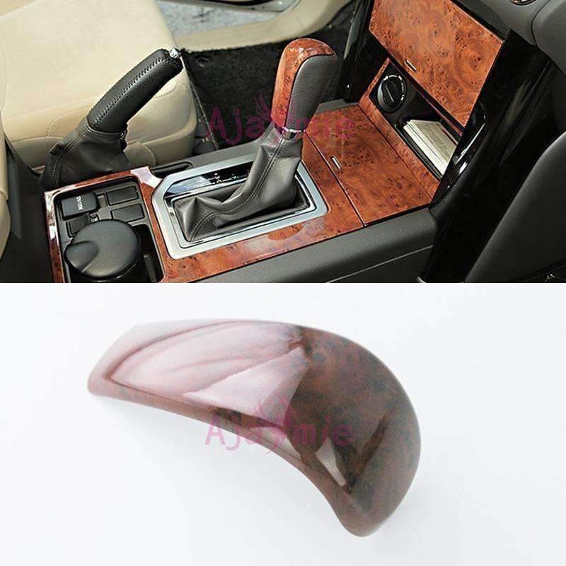 Planet Gates For Toyota Land Cruiser 150 Prado LC150 FJ150 2010-2018 Wood shook hands Cover Interior Gear Shift head Trims Car Accessories