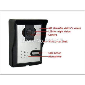 Planet Gates For Wired Video Door Phone Audio Visual Intercom Entry System Villa House Waterproof IR Camera