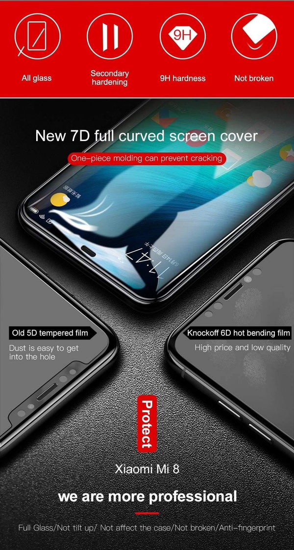 Planet Gates For Xiaomi 8 Baseus 0.3mm Thin Full Coverage Protective Glass For Xiaomi 8 8 SE Screen Protector 3D Surface Tempered Glass For Xiaomi 8