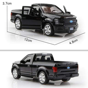 Planet Gates Ford F150 Black Birthday Gift 1:36 Alloy Car Model Simulation Exquisite Diecasts Toy Vehicle RMZ city Maserati Aston Martin Doors Open Pull Back