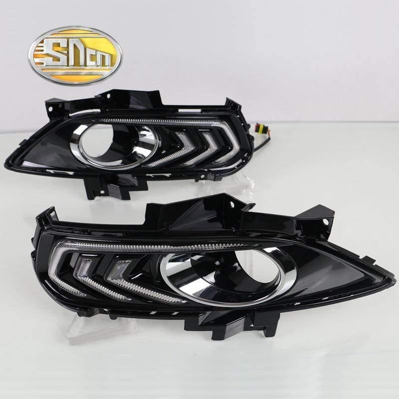 Planet Gates Ford Mondeo Fusion 2013 2014 2015 2016 Yellow Turning Signal Relay Waterproof Car DRL Lamp LED Daytime Running Light SNCN