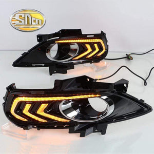 Planet Gates Ford Mondeo Fusion 2013 2014 2015 2016 Yellow Turning Signal Relay Waterproof Car DRL Lamp LED Daytime Running Light SNCN