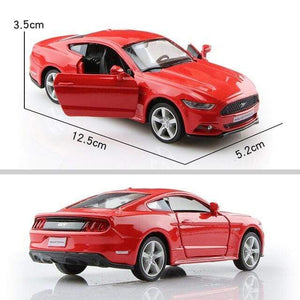 Planet Gates Ford Mustang Red 1:36 Alloy Car Honda Acura Chevrolet Dodge Golf RMZ city Diecasts Toy Vehicles Simulation Exquisite Model 5 Inch Children Gifts