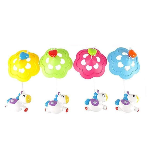 Planet Gates four airplane Hanger   Baby bed bell toy rotating music hanging baby rattle bracket baby crib mobile holder