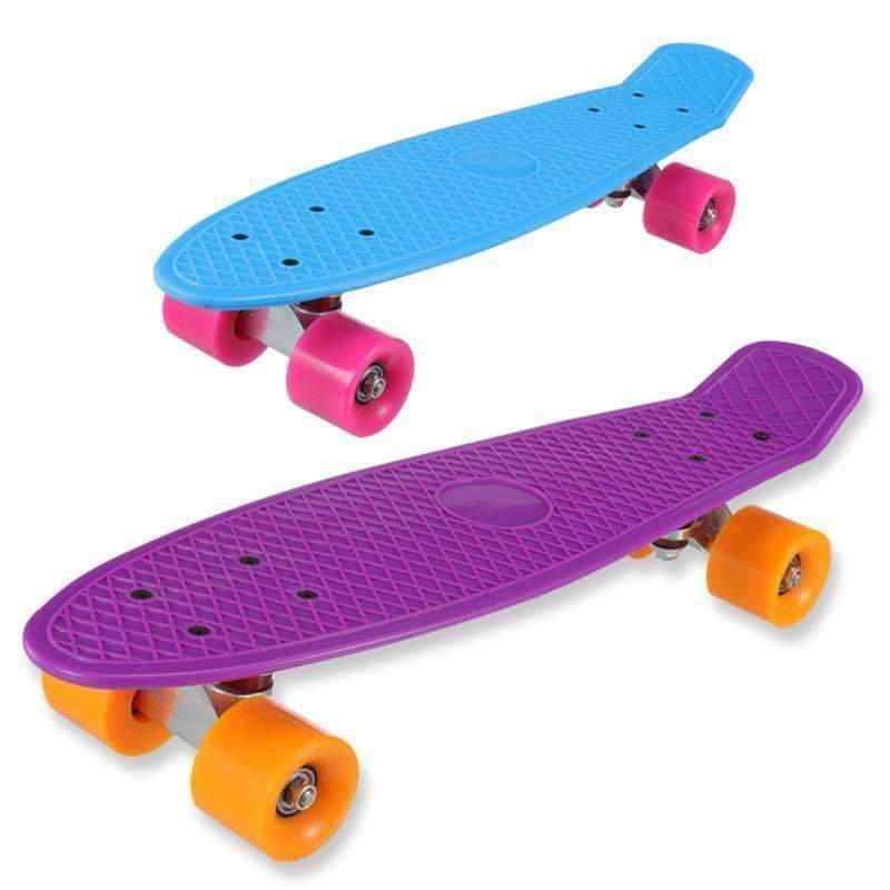 Planet Gates Four-wheel 22 Inches Mini Cruiser Skateboard Street Long Skate Board Outdoor Sports For Adult or Children