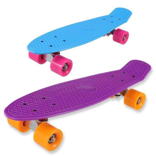 Planet Gates Four-wheel 22 Inches Mini Cruiser Skateboard Street Long Skate Board Outdoor Sports For Adult or Children