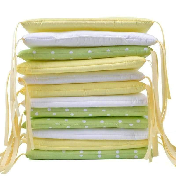 Planet Gates Fox 12pcs 6/12pcs Baby Bed Bumper Cotton Fox Elephant Bedding Set for Newborn Baby Crib Bumper Cot Bumper Protector Back Cushion Baby