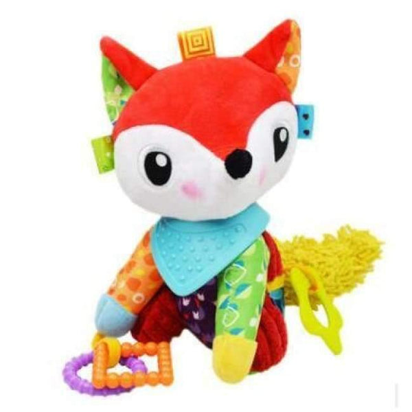 Planet Gates Fox 1pcs Sozzy Multifunctional Baby Toys Rattles Mobiles Soft Cotton Infant Pram Stroller Car Bed Rattles Hanging Animal Plush Toys