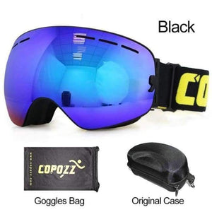 Planet Gates Frame black with box 1 / China Ski Goggles Men Women Snowboard Goggles Glasses for Skiing UV400 Protection Snow Skiing Glasses Anti-fog Ski Mask