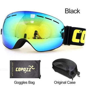 Planet Gates Frame black with box / China Ski Goggles Men Women Snowboard Goggles Glasses for Skiing UV400 Protection Snow Skiing Glasses Anti-fog Ski Mask