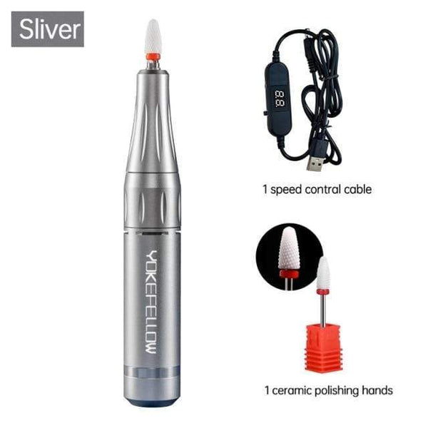 Planet Gates France / 35000RPM SR-A 35000RPM Nail Drill Machine Electric Nail File LED Display Nail Tools Portable Manicure Machine Nail Drill Bits Polisher