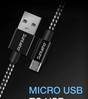 Planet Gates France / black blue / 100 cm Suntaiho Micro USB Cable 2.4A Phone Fast Charging Cable for Samsung Huawei Xiaomi Redmi LG Microusb Charger Cable Micro USB Cord