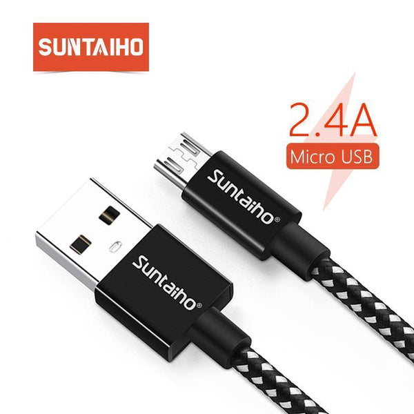 Planet Gates France / black blue / 100 cm Suntaiho Micro USB Cable 2.4A Phone Fast Charging Cable for Samsung Huawei Xiaomi Redmi LG Microusb Charger Cable Micro USB Cord