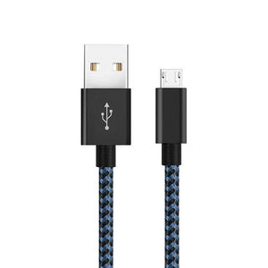 Planet Gates France / black blue / 100 cm Suntaiho Micro USB Cable 2.4A Phone Fast Charging Cable for Samsung Huawei Xiaomi Redmi LG Microusb Charger Cable Micro USB Cord