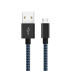 Planet Gates France / Black Blue / 1x1m 1x1m 1x1m [3 PACK] Micro USB Cable 2.4A Fast Charging Cable Suntaiho Nylon Braid USB Cable Data Charger Cable for Samsung LG Android Phone