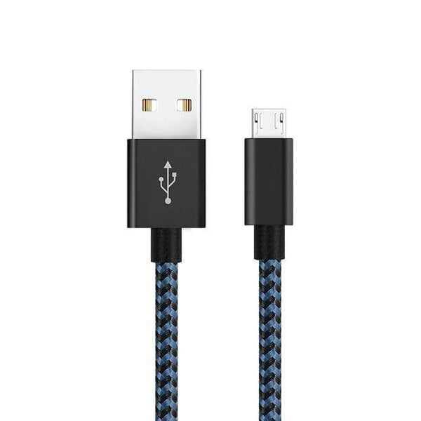 Planet Gates France / Black Blue / 1x1m 1x1m 1x1m [3 PACK] Micro USB Cable 2.4A Fast Charging Cable Suntaiho Nylon Braid USB Cable Data Charger Cable for Samsung LG Android Phone