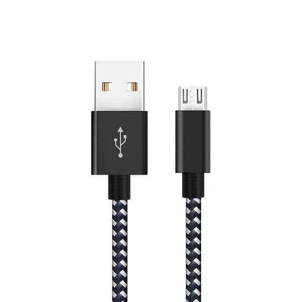 Planet Gates France / black white / 100 cm Suntaiho Micro USB Cable 2.4A Phone Fast Charging Cable for Samsung Huawei Xiaomi Redmi LG Microusb Charger Cable Micro USB Cord