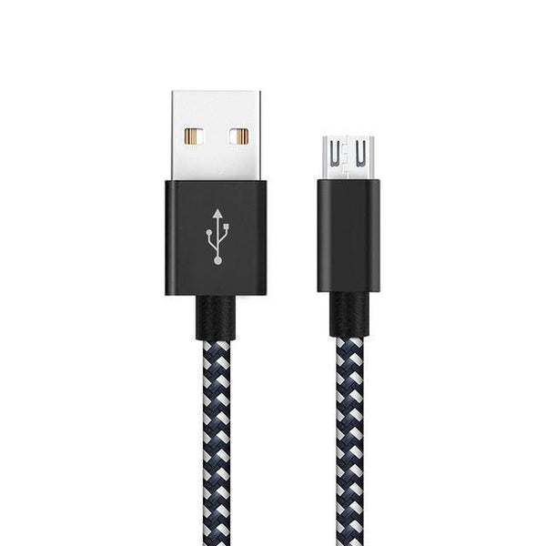 Planet Gates France / Black white / 1x1m 1x1m 1x1m [3 PACK] Micro USB Cable 2.4A Fast Charging Cable Suntaiho Nylon Braid USB Cable Data Charger Cable for Samsung LG Android Phone