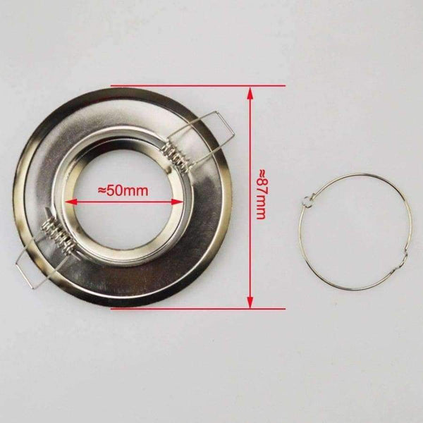 Planet Gates Free shipping 10* aluminum led ceiling lights frame gu10 mr16 fixture mr16 holder  led down lights accessories lamp holder