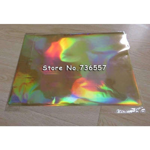 Planet Gates Free Shipping 50Pcs 20x29Cm A4 Laser Golden Hot Stamping Foil Paper Laminator Laminating Type Transfere Printer Business Card