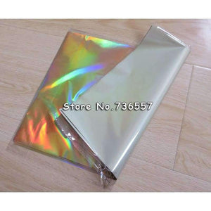 Planet Gates Free Shipping 50Pcs 20x29Cm A4 Laser Golden Hot Stamping Foil Paper Laminator Laminating Type Transfere Printer Business Card