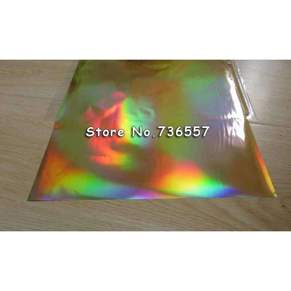 Planet Gates Free Shipping 50Pcs 20x29Cm A4 Laser Golden Hot Stamping Foil Paper Laminator Laminating Type Transfere Printer Business Card