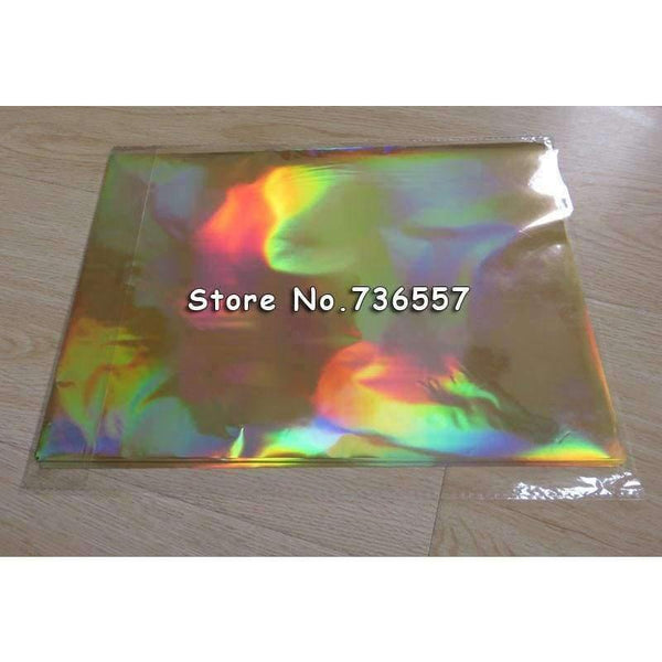 Planet Gates Free Shipping 50Pcs 20x29Cm A4 Laser Golden Hot Stamping Foil Paper Laminator Laminating Type Transfere Printer Business Card