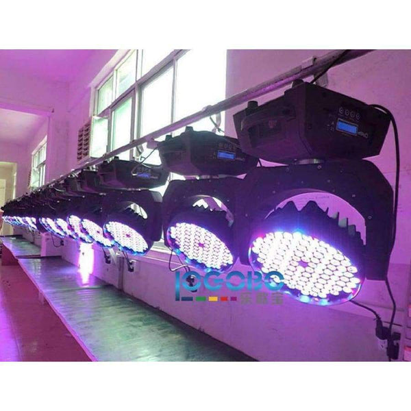 Planet Gates Free Shipping 6 PCS/Lot 3Wx108 DJ Lights Led Wash RGBW LEDs Bulbs Wall Moving Head Washer Light Professional Sound Up Lightings