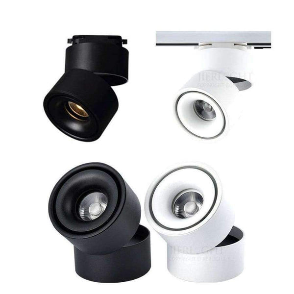 Planet Gates Free Shipping 7W 10W 12W Rail track light COB led track light AC100-240V Warm white light