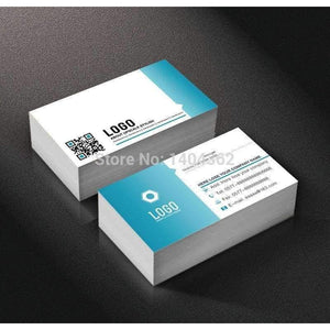 Free Shipping Business Card 500Pcs Paper Business Card 300Gsm Silk Laminated Paper Cards With Custom Logo Printing No.1021