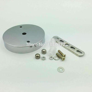 Planet Gates FREE shipping D100mm Ceiling Canopy Ceiling Rose  Wall Lamp Base lighting accessories white cord grip-Silver