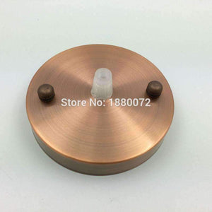 Planet Gates FREE shipping D100mm Ceiling Canopy Ceiling Rose  Wall Lamp Base lighting accessories white cord grip-Silver