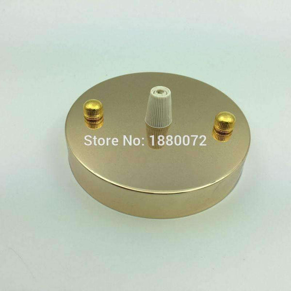 Planet Gates FREE shipping D100mm Ceiling Canopy Ceiling Rose  Wall Lamp Base lighting accessories white cord grip-Silver