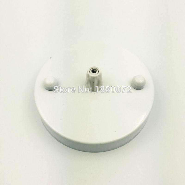 Planet Gates FREE shipping D100mm Ceiling Canopy Ceiling Rose  Wall Lamp Base lighting accessories white cord grip-Silver