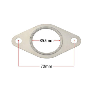 Planet Gates Free Shipping New 5pcs(lot) Sport Wastegate 38mm Gasket Stainless Steel 304 Turbo Gasket PQY4803