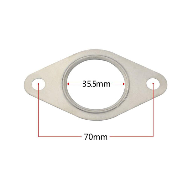 Planet Gates Free Shipping New 5pcs(lot) Sport Wastegate 38mm Gasket Stainless Steel 304 Turbo Gasket PQY4803