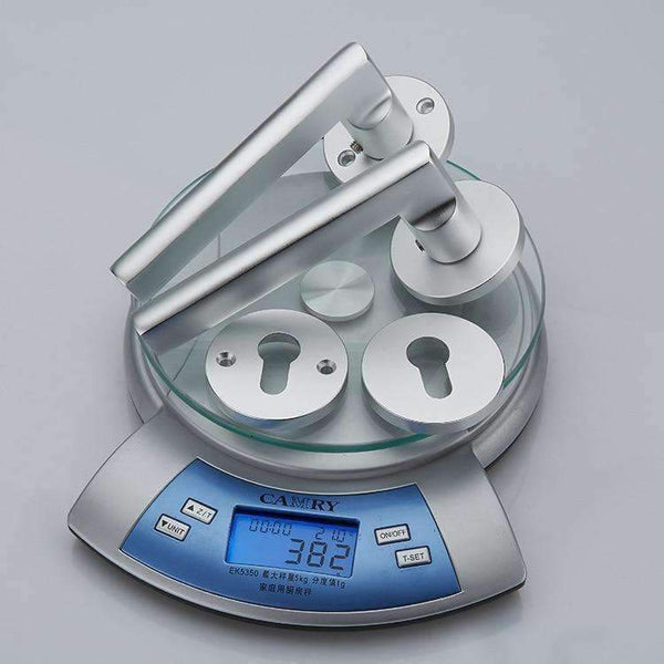 Planet Gates Free Shipping Silver White European Simple Space Aluminum Solid Split Door Lock Indoor Bedroom Wooden Mechanical Hardware Locks