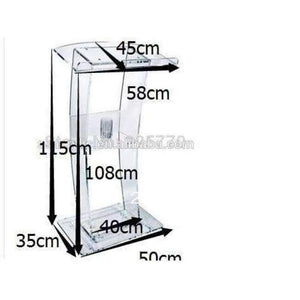 Planet Gates Free Shipping Small Furniture/ Round Acrylic End Table/Modern Coffee Table/ Side Table/Acrylic Table