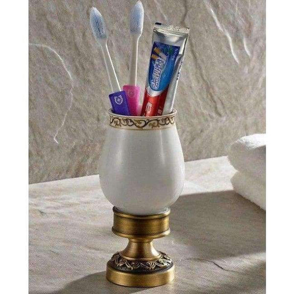 Planet Gates Free Standing Cup Bathroom hardware set Antique Brass Carved Bathroom Products wall mounted brass Bathroom Accessories set shelf towel rack A2D