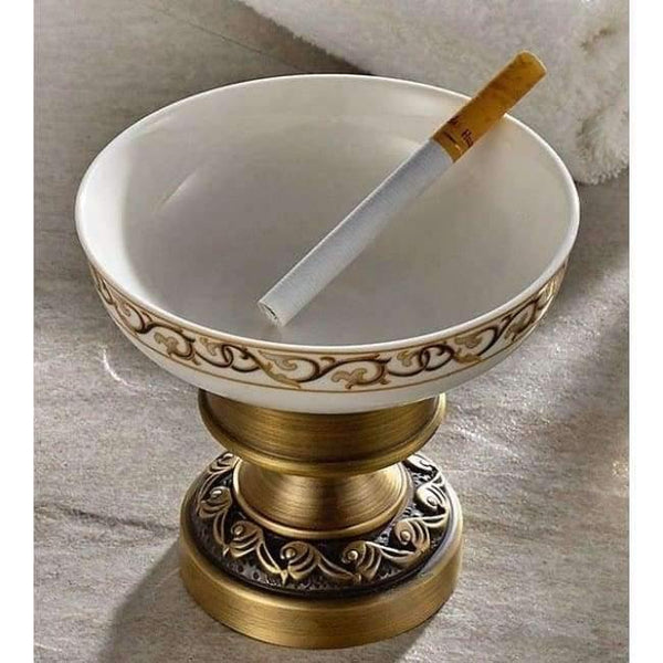 Planet Gates Free Standing Dish Antique Brass Carved Collection Double Cup Holder Bathroom Products Bathroom Accessories Creative Faucet Bathroom Hardware Set