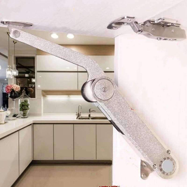 Planet Gates Free stop spring hinges Hydraulic rod drawer lift support cushioning for Kitchen Cabinet Door Furniture Hardware