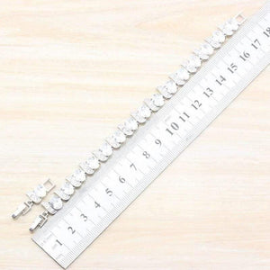 Planet Gates Freshwater Pearls White Round 925 Silver Jewelry Sets For Women Wedding Bridal Costume Sets And Free Gift