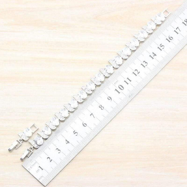 Planet Gates Freshwater Pearls White Round 925 Silver Jewelry Sets For Women Wedding Bridal Costume Sets And Free Gift