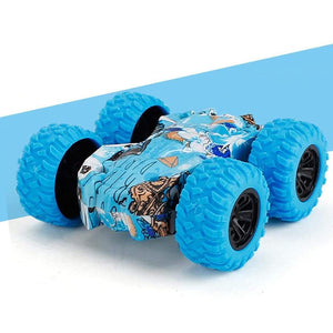 Planet Gates Friction Car Double-sided Graffiti Stunt Car 4wd Off-road Car Model Vehicle Children's Toy Die-casting Pull Back Racing Car