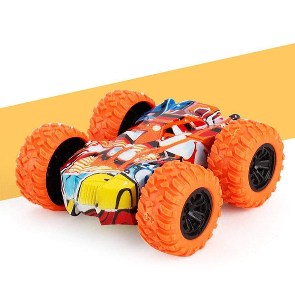 Planet Gates Friction Car Double-sided Graffiti Stunt Car 4wd Off-road Car Model Vehicle Children's Toy Die-casting Pull Back Racing Car